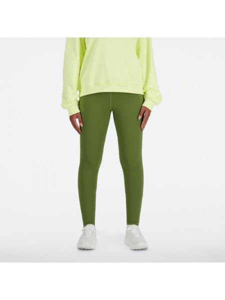Pantalon de sport taille haute New Balance vert