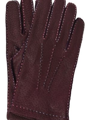 Кожаные перчатки Tr Handschuhe Фиолетовые