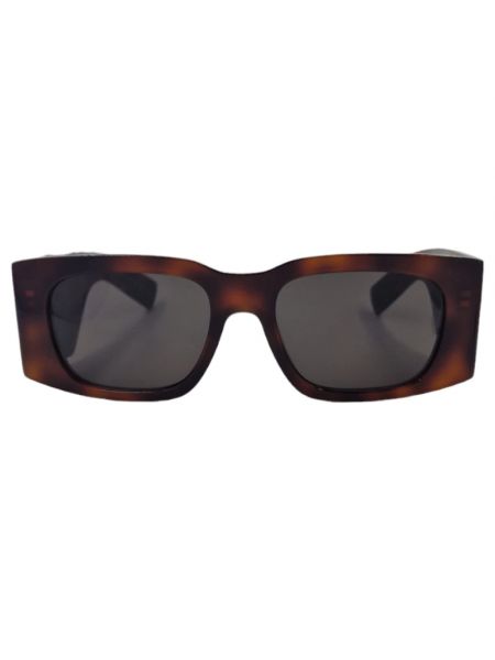 Okulary przeciwsłoneczne Saint Laurent brązowe
