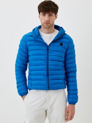 Утепленная демисезонная куртка Invicta голубая