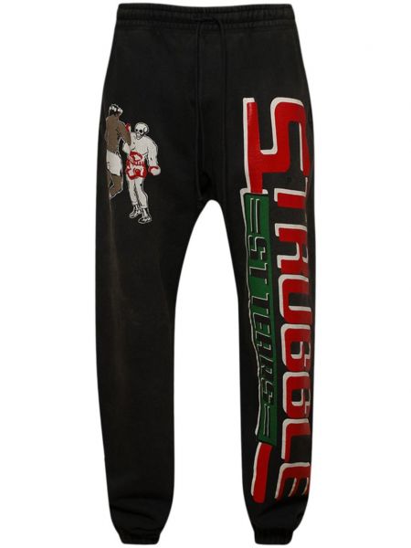 Βαμβακερό αθλητικό παντελόνι με σχέδιο Saint Mxxxxxx μαύρο