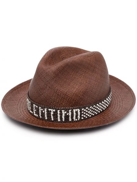 Sombrero Valentino marrón
