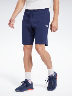 Sportske kratke hlače od flisa Reebok plava