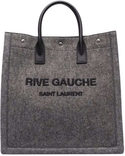 Bolso shopper Saint Laurent gris