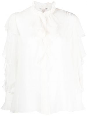 Jedwabna koszula Shiatzy Chen biała