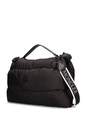 Nylónová nylónová nákupná taška na zips Moncler čierna