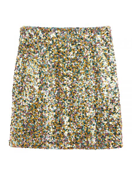 Mini falda con lentejuelas La Redoute Collections dorado