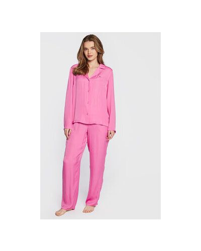 Pijamale Tommy Hilfiger - roz