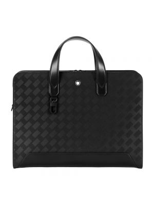 Czarna torba na laptopa Montblanc