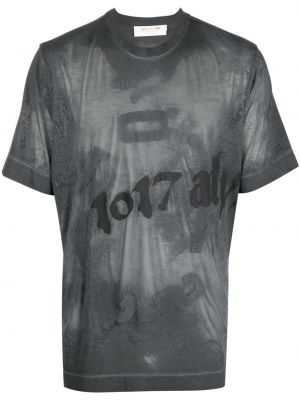 Transparente t-shirt mit print 1017 Alyx 9sm grau