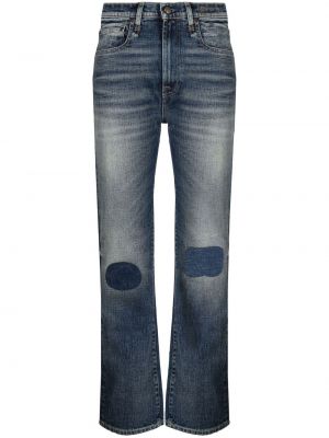 Jeans skinny taille haute slim R13 bleu