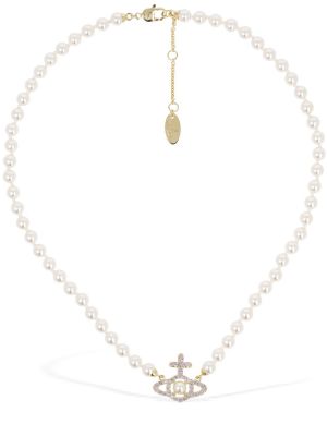 Colier cu perle Vivienne Westwood auriu