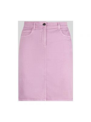 Spódnica jeansowa Patrizia Pepe różowa