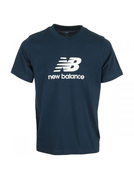 Koszulka z krótkim rękawem New Balance niebieska