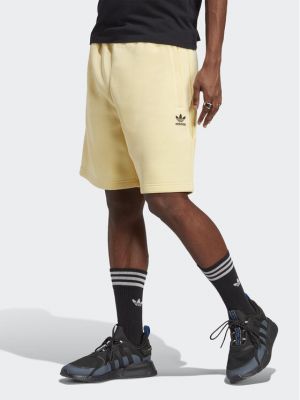 Спортни шорти Adidas жълто
