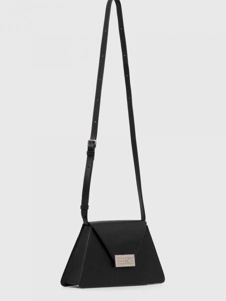 Kožna torba za preko ramena Mm6 Maison Margiela crna