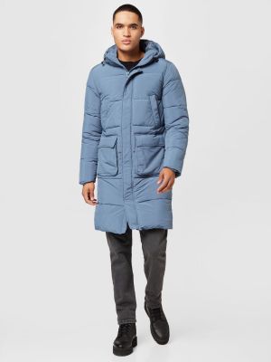 Žieminis paltas Burton Menswear London mėlyna