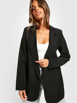 Пиджак с длинным рукавом Boohoo черный