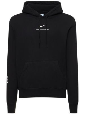 Medvilninis džemperis su gobtuvu Nike juoda