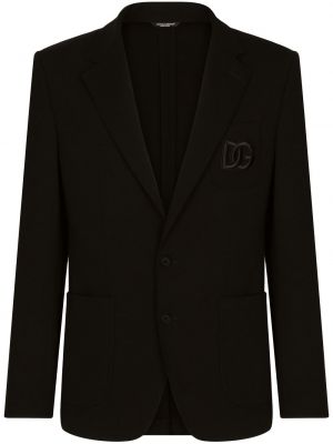Blazer brodé Dolce & Gabbana noir