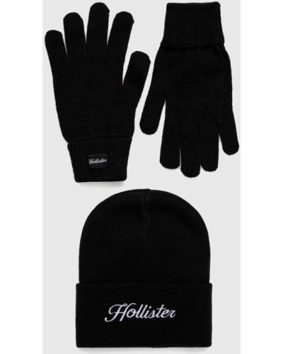 Rokavice Hollister Co. črna