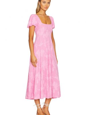 Платье миди в цветочек Show Me Your Mumu розовый