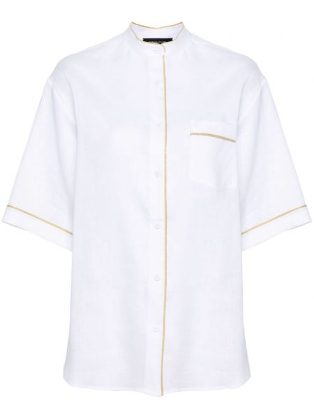 Camicia di lino Fabiana Filippi bianco