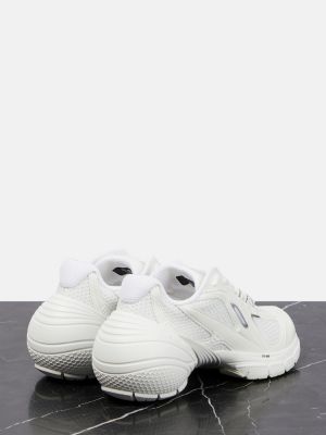 Sneakersy sznurowane koronkowe Givenchy białe