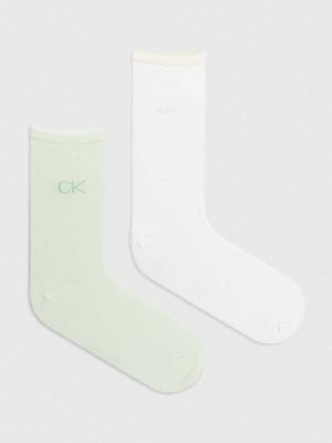 Ponožky Calvin Klein zelené