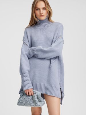 Пуловер Gestuz синьо