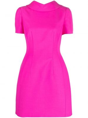 Mini haljina s mašnom Valentino Garavani ružičasta