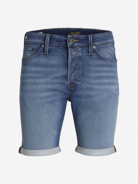 Kratke jeans hlače Jack & Jones modra