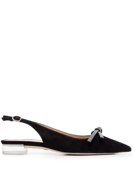 Slingback bue ballerinasko Stuart Weitzman svart