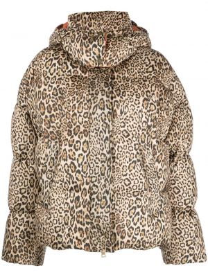 Leopard trykt lang jakke Etro brun