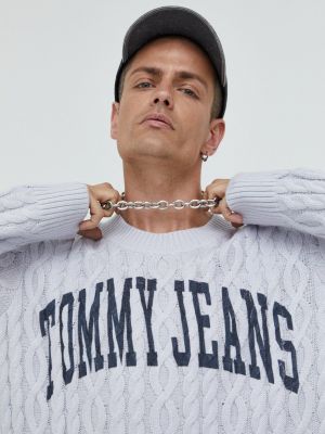 Pulover Tommy Jeans gri