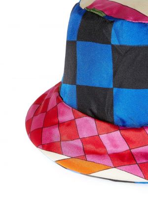 Abstraktas cepure ar apdruku Pucci melns
