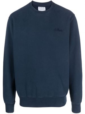 Medvilninis siuvinėtas džemperis Mc2 Saint Barth mėlyna