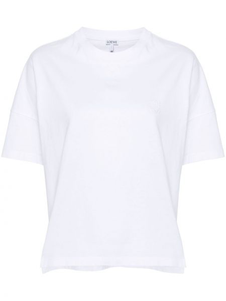 T-shirt di cotone Loewe bianco