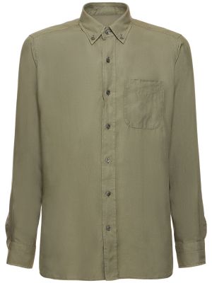 Camisa lyocell Tom Ford verde