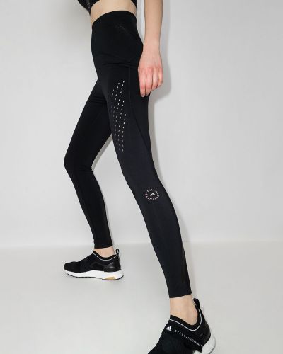 Pantalones de chándal de cintura alta Adidas By Stella Mccartney negro