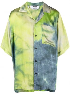 Риза с принт с tie-dye ефект Msgm