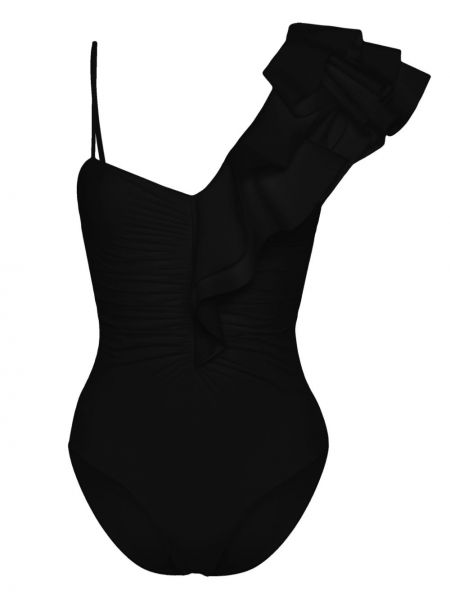 Costum de baie cu volane Maygel Coronel negru