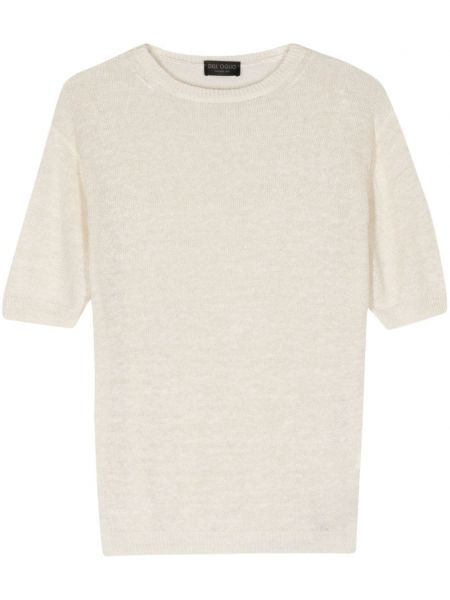 Tričko Dell'oglio bílé