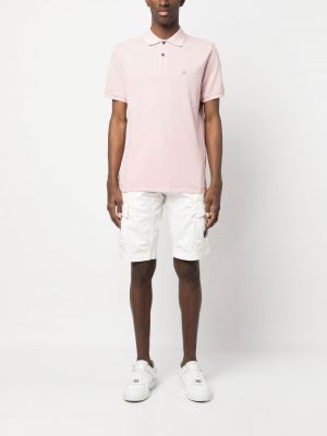 Siuvinėtas polo marškinėliai C.p. Company rožinė