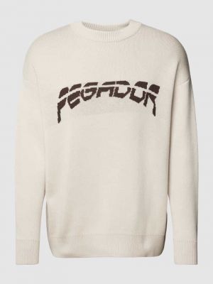 Dzianinowy sweter Pegador biały