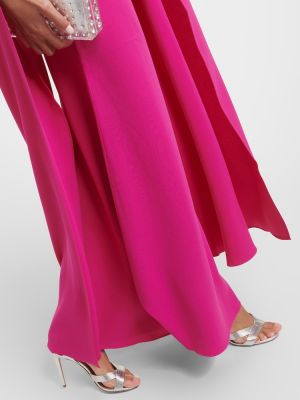 Dlouhé šaty Roland Mouret fialové