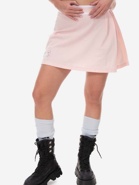 Mini spódniczka Adidas Originals różowa