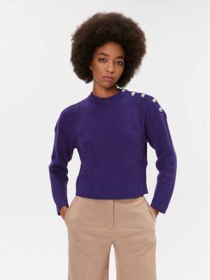 Priliehavý sveter Morgan fialová