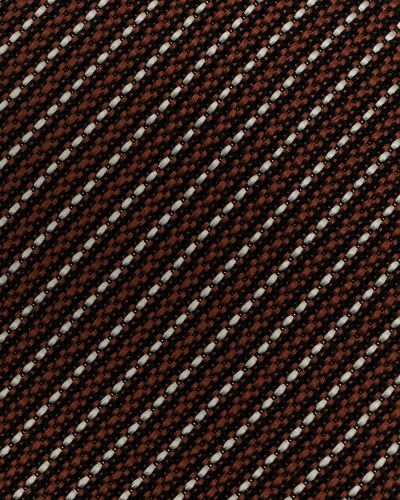 Corbata a rayas Tom Ford marrón