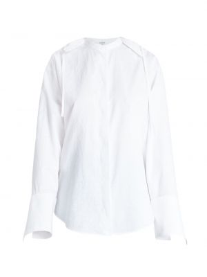Рубашка хай-лоу с капюшоном Loewe белый